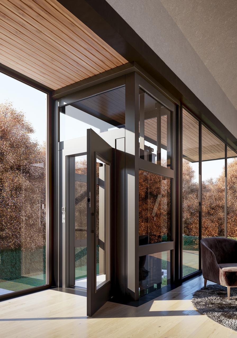Platform lift for residential building