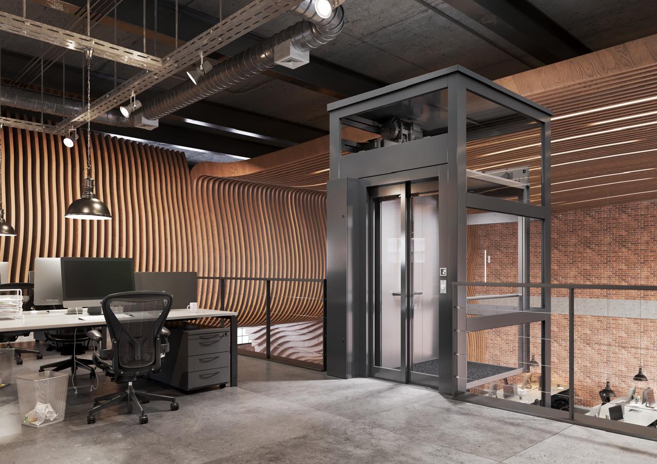 Platform lift for residential building